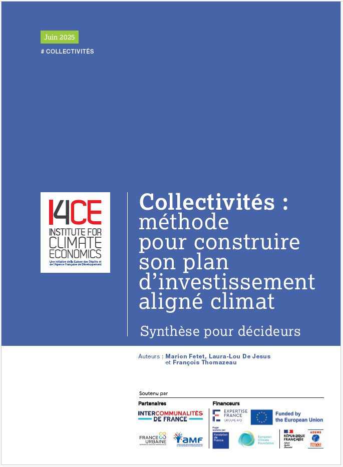 I4CE collectivites methode invest climat